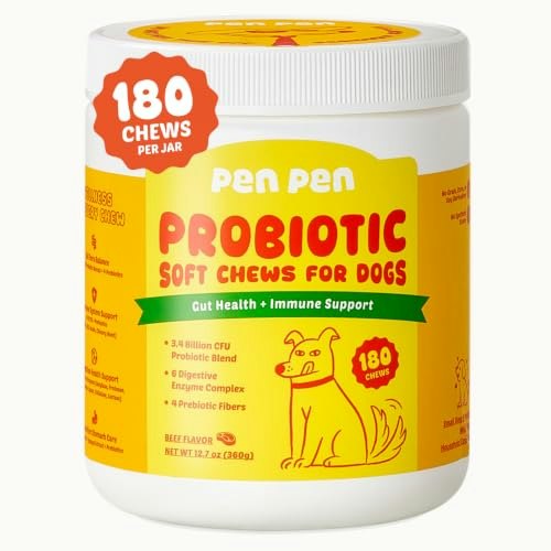 Penpen Probiotic and Enzyme Soft Chews for Dogs 180-Count: $6.79