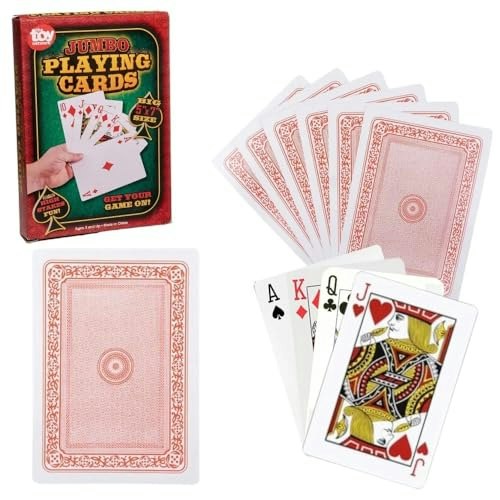 Jumbo 5x7-Inch Playing Cards: $7.99 Jumbo 5x7-Inch Playing Cards: $7.99