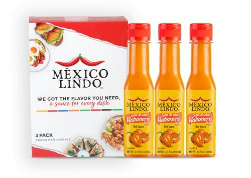 Mexico Lindo Red Habanero Hot Sauce 3-Pack: $10.17 Mexico Lindo Red Habanero Hot Sauce 3-Pack: $10.17