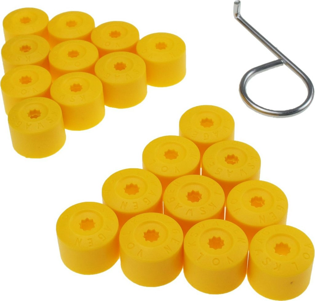 17mm Wheel Lug Nut Cover 20-Pack: $3.99