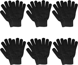 Men's/Women's Winter Gloves 6-Pack for $5 + free shipping w/ Prime