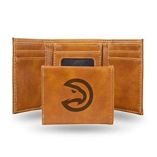 Rico Industries Atlanta Hawks Laser Engraved Tri-Fold Wallet: $16.43