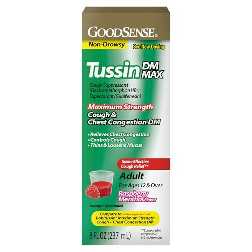 Good Sense Tussin DM Max Cough and Chest Congestion Medicine 8-fl. oz.: $4.57 Good Sense Tussin DM Max Cough and Chest Congestion Medicine 8-fl. oz.: $4.57