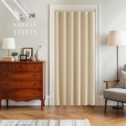36" x 80" Doorway Curtain w/ Straight Ceiling Track for $17 + free shipping w/ Prime