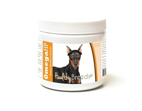 Healthy Breeds German Pinscher Omega HP Fatty Acid Skin and Coat Support Soft Chews 60-Count: $9.50 Healthy Breeds German Pinscher Omega HP Fatty Acid Skin and Coat Support Soft Chews 60-Count: $9.50