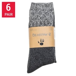 BEARPAW Women's Boot Socks, 6-Pair for $9 + free shipping