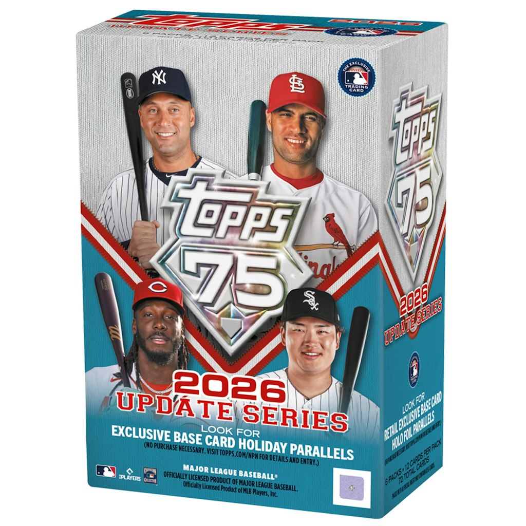2026 Topps Update Series Baseball Factory Sealed Value Box: $25 2026 Topps Update Series Baseball Factory Sealed Value Box: $25