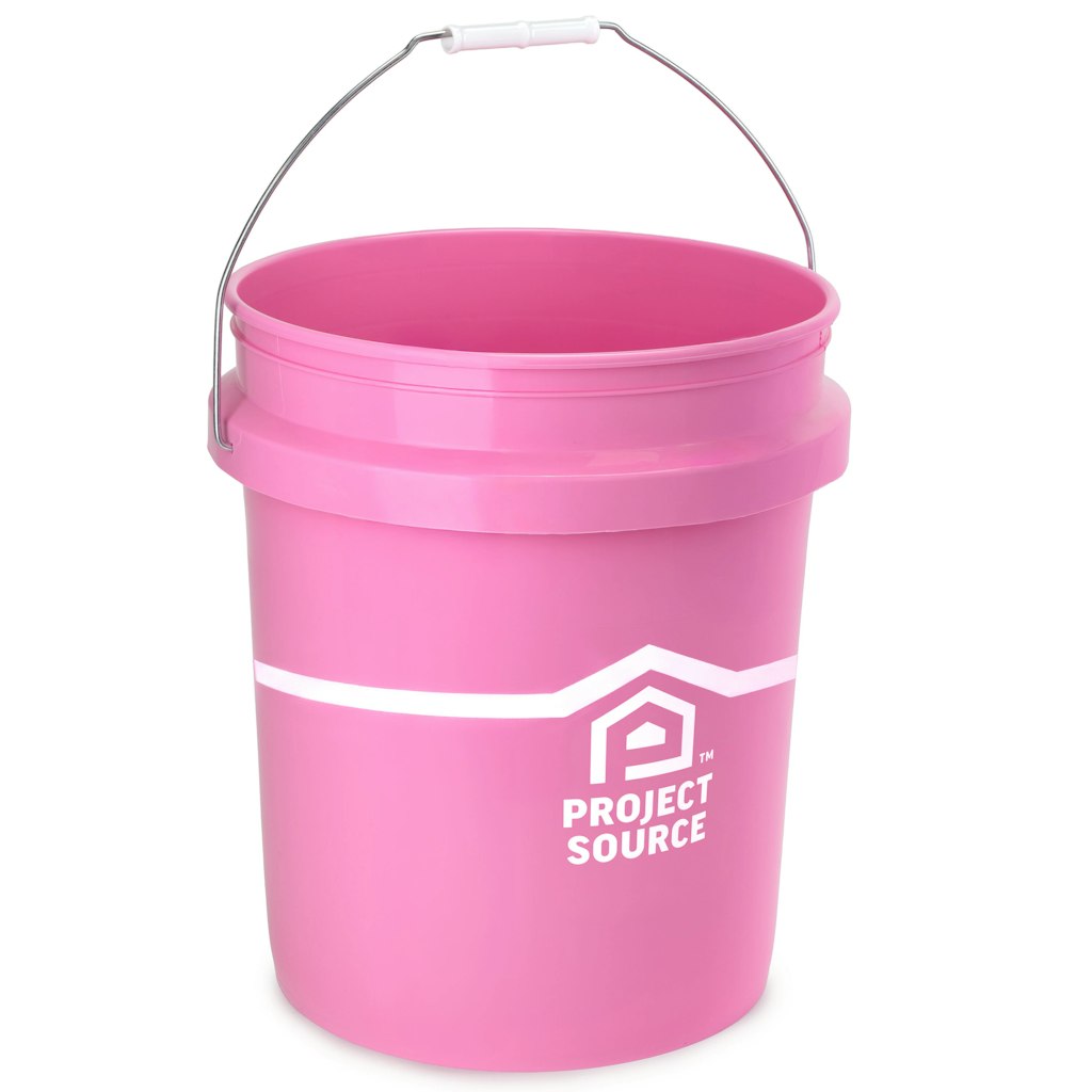Project Source 5-Gallon Plastic Bucket: $4.58 or 2 for $7