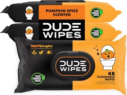 Dude Wipes Pumpkin Spice Adult Flushable Wipes 144-Pack