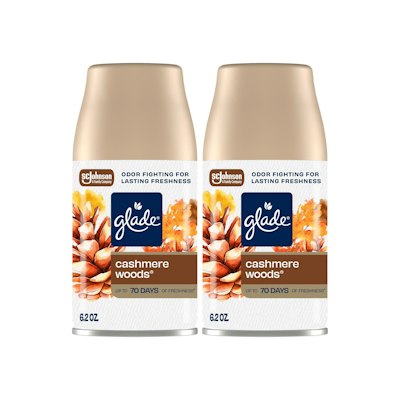 Glade Automatic Spray Air Freshener Refill 2-Count for $12 + free shipping w/ Prime