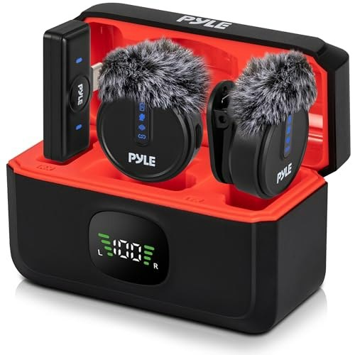 Pyle Wireless Lavalier Microphone System: $29.99
