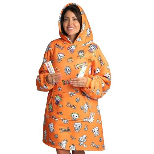 Craftikit Halloween Color Your Own Wearable Blanket: $19.92