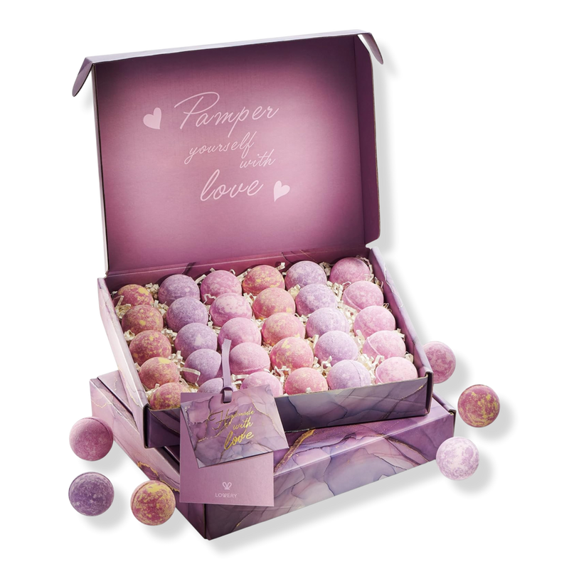 Lovery Handmade Bath Bombs Gift Set: $32
