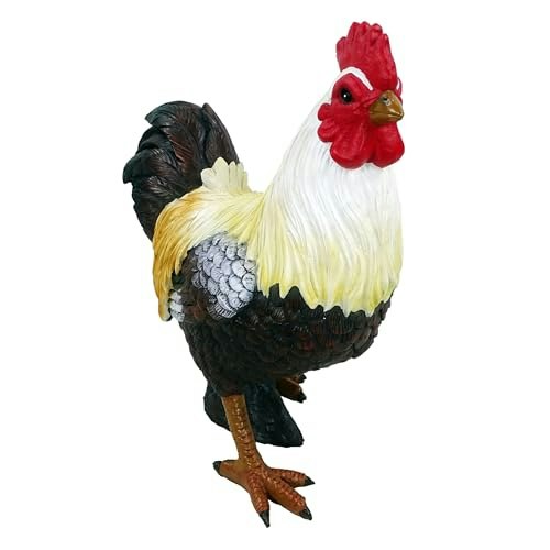 Alpine Corporation 16-Inch Rustic Rooster Garden Statue: $59.70