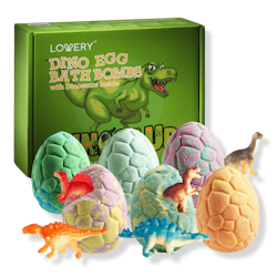Lovery Dinosaur Bath Bomb Gift Set w/ Surprise Toys for $35 + free shipping w/ $35