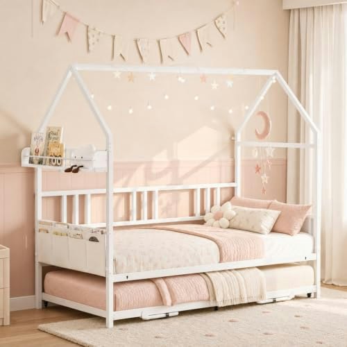 Likimio House-Shaped Twin Daybed with Trundle: $152.99