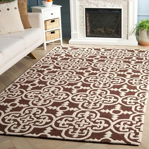 Safavieh Cambridge CAM133H 4' x 6' Wool Accent Rug: $70.58