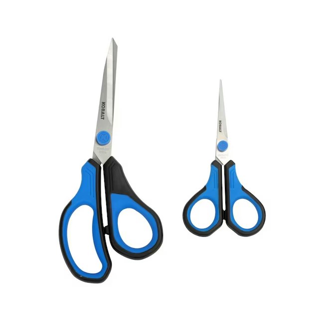 Kobalt Stainless Steel Scissors 2-Pack: $6.98