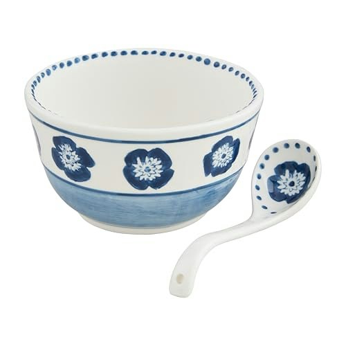 Mud Pie Block Print Salsa Bowl and Ladle: $12.35 Mud Pie Block Print Salsa Bowl and Ladle: $12.35