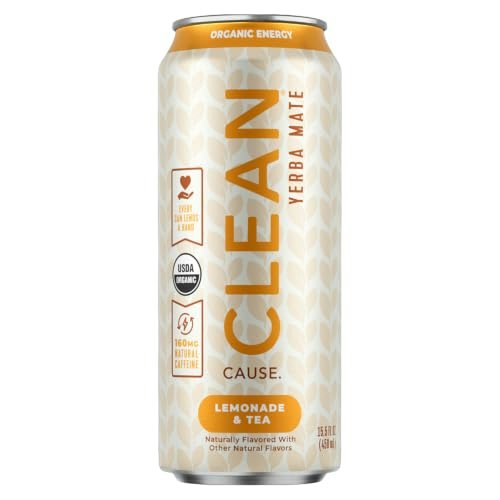Clean Cause Organic Lemonade Yerba Mate Tea 15.5-oz.: $3.18 Clean Cause Organic Lemonade Yerba Mate Tea 15.5-oz.: $3.18