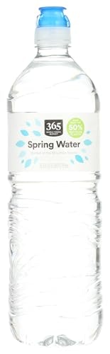 365 by Whole Foods Market Spring Water 750mL: $0.48