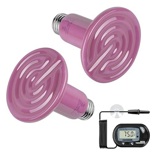 Simple Deluxe 150W Ceramic Heat Emitter 2-Pack with Digital Thermometer: $9.05 Simple Deluxe 150W Ceramic Heat Emitter 2-Pack with Digital Thermometer: $9.05