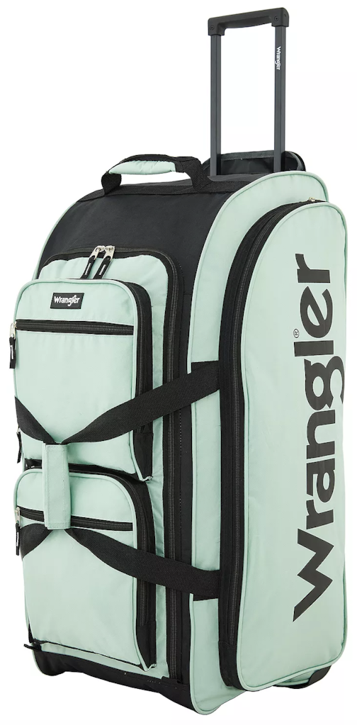 Wrangler Auburn Hills 30" Rolling Upright Duffel Bag: $28