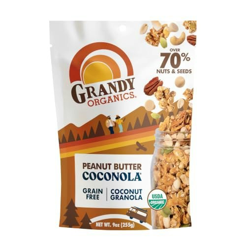 Grandy Organics Peanut Butter Coconola 9-Ounce Bag: $6.49 Grandy Organics Peanut Butter Coconola 9-Ounce Bag: $6.49