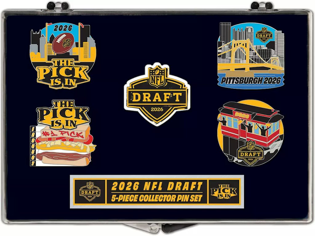 WinCraft 2026 NFL Draft 5-Piece Pin Set: $9.97 WinCraft 2026 NFL Draft 5-Piece Pin Set: $9.97