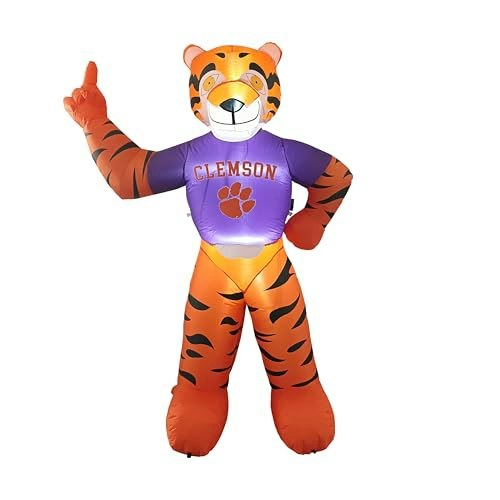 Logo Brands Clemson Tigers 7-Foot Inflatable Yard Mascot: $79.98 Logo Brands Clemson Tigers 7-Foot Inflatable Yard Mascot: $79.98