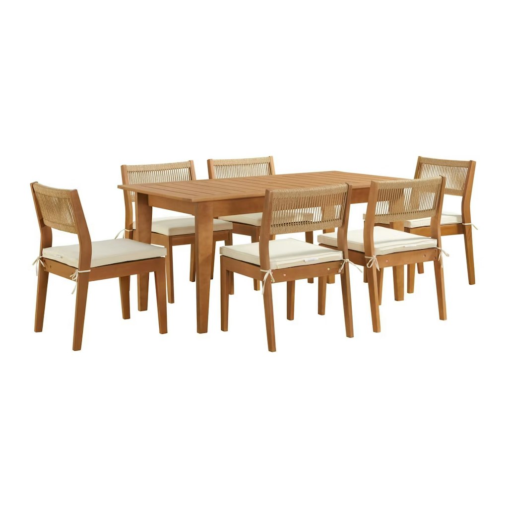 Alaterre Furniture Barton 7-Piece Outdoor Weather-Resistant Dining Set: $685 Alaterre Furniture Barton 7-Piece Outdoor Weather-Resistant Dining Set: $685