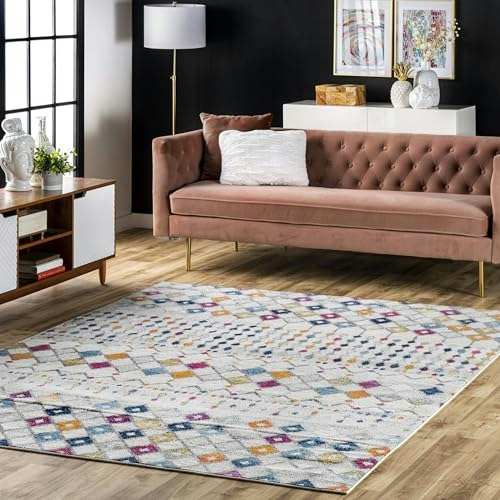 nuLOOM Blythe 4-Foot Square Trellis Area Rug: $45.99 nuLOOM Blythe 4-Foot Square Trellis Area Rug: $45.99
