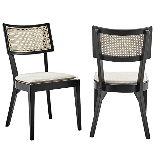 Modway Caledonia Wood and Cane Dining Chair 2-Pack: $264.80 Modway Caledonia Wood and Cane Dining Chair 2-Pack: $264.80