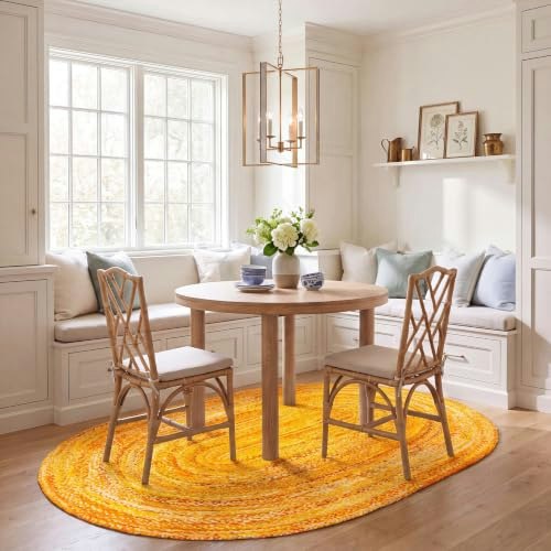Safavieh Braided Hand-Woven 5x8-Foot Oval Rug: $111 Safavieh Braided Hand-Woven 5x8-Foot Oval Rug: $111