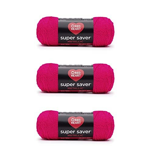 Red Heart Super Saver Metallic Yarn 3-Pack: $11.28 Red Heart Super Saver Metallic Yarn 3-Pack: $11.28