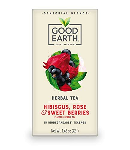 Good Earth Sensorials Hibiscus, Rose & Sweet Berries Herbal Tea 15-Count Box: $4.06 Good Earth Sensorials Hibiscus, Rose & Sweet Berries Herbal Tea 15-Count Box: $4.06