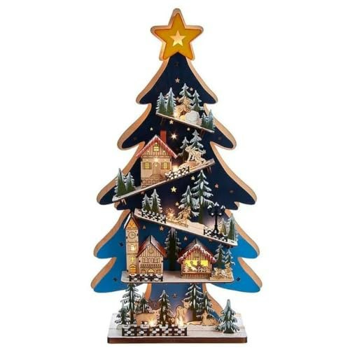 Kurt Adler 23.6-Inch Battery-Operated Light-Up Wooden Village Christmas Tree: $85.12 Kurt Adler 23.6-Inch Battery-Operated Light-Up Wooden Village Christmas Tree: $85.12