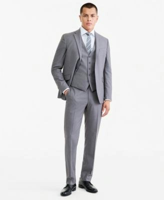 Kenneth Cole Reaction Men's Slim Fit Techni-Cole Fall 3-Piece Suit: $120