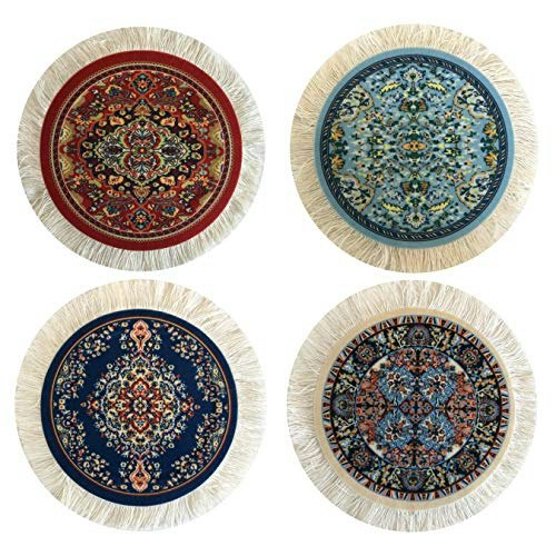 Turkish Rug Coasters 4-Pack: $20.95 Turkish Rug Coasters 4-Pack: $20.95