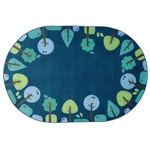 Carpets for Kids KIDSoft 6' x 9' Oval Tranquil Trees Rug: $263.46 Carpets for Kids KIDSoft 6' x 9' Oval Tranquil Trees Rug: $263.46