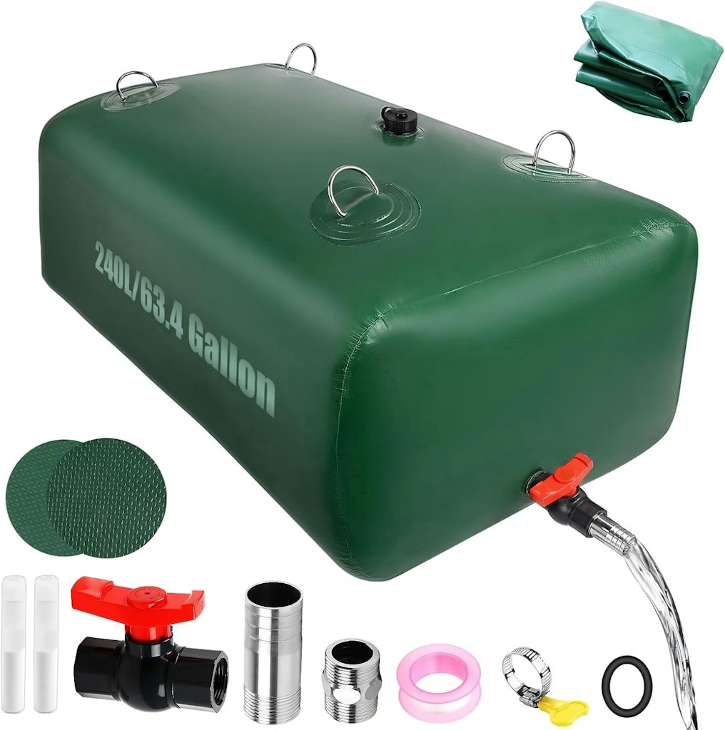 Budiwati 63.4-Gallon Foldable Water Storage Bladder: $39 Budiwati 63.4-Gallon Foldable Water Storage Bladder: $39