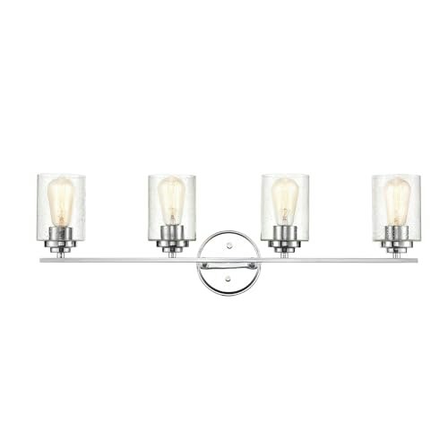 ML Lighting 4-Light Transitional Vanity Light: $173.90 ML Lighting 4-Light Transitional Vanity Light: $173.90
