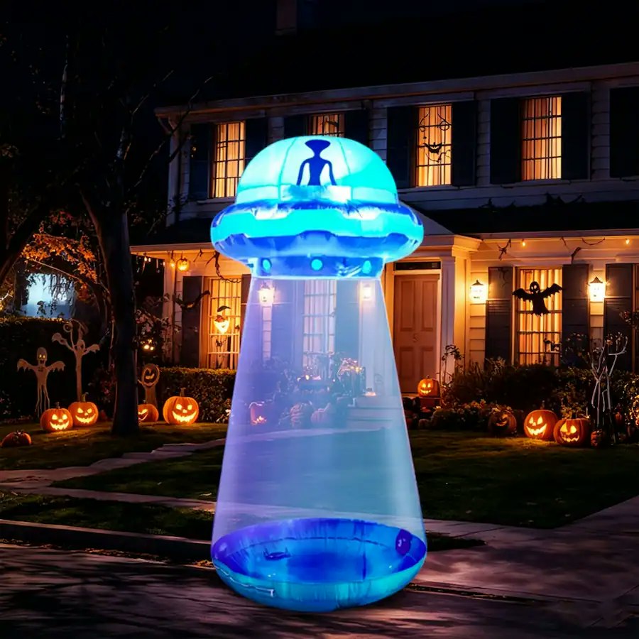 Joyfy 9-Foot UFO Inflatable Halloween Decoration: $50
