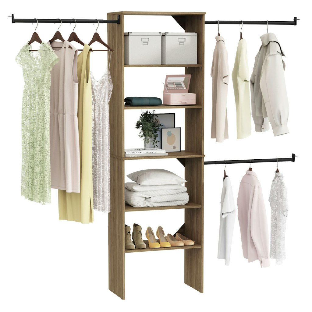 ClosetMaid BrightWood Closet System: $150