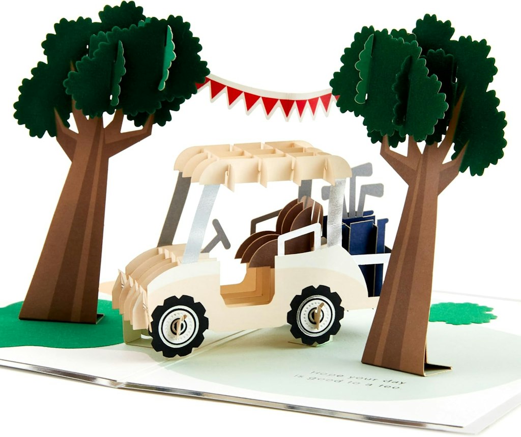 Hallmark Signature Golf Cart Birthday Pop-Up Card: $4.58 Hallmark Signature Golf Cart Birthday Pop-Up Card: $4.58