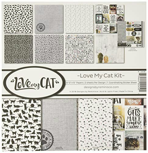 Reminisce Love My Cat 12" x 12" Scrapbook Collection Kit: $11.05 Reminisce Love My Cat 12" x 12" Scrapbook Collection Kit: $11.05