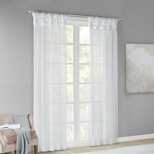 Madison Park Twisted Tab Sheer Curtain 2-Pack: $23.99 Madison Park Twisted Tab Sheer Curtain 2-Pack: $23.99