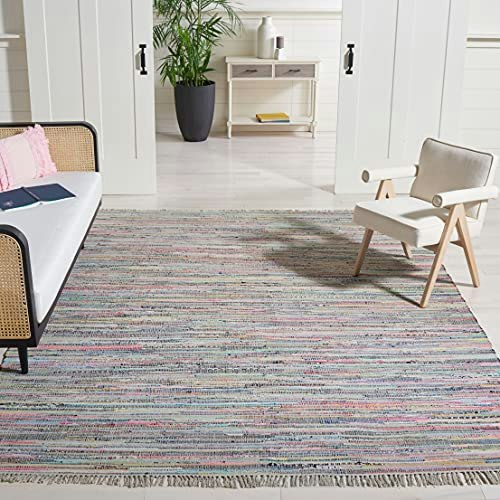 Safavieh 10'x14' Cotton Rag Area Rug: $200 Safavieh 10'x14' Cotton Rag Area Rug: $200