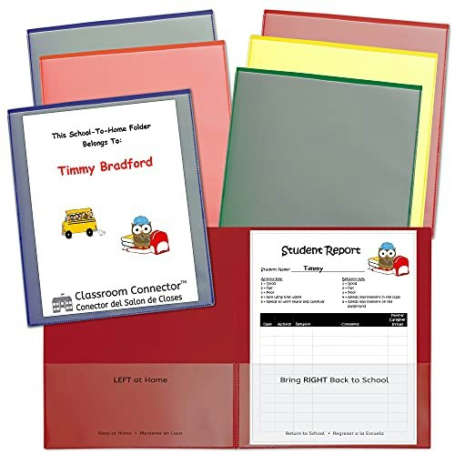 C-Line Classroom Connector Folders 6-Pack: $9.96
