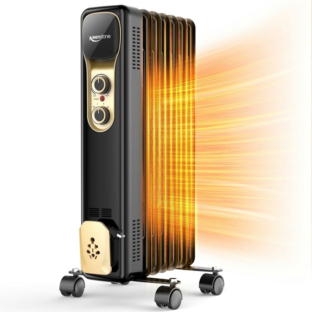 Vecukty 1,500W Portable Oil-Filled Radiator Heater: $55.98